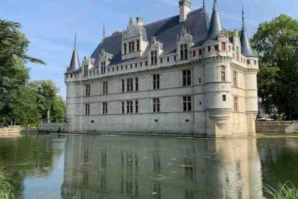 Gite Chalet-Piscine "Belle-Etoile" Touraine Anjou Courcelles-de-Touraine Eksteriør billede