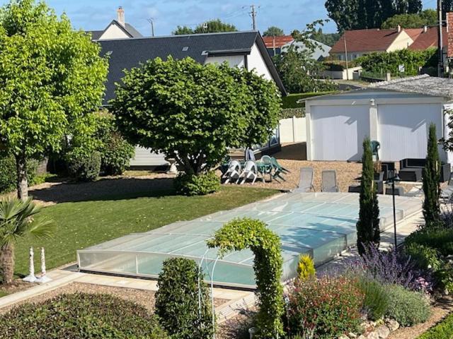 Gite Chalet-Piscine "Belle-Etoile" Touraine Anjou Courcelles-de-Touraine Eksteriør billede